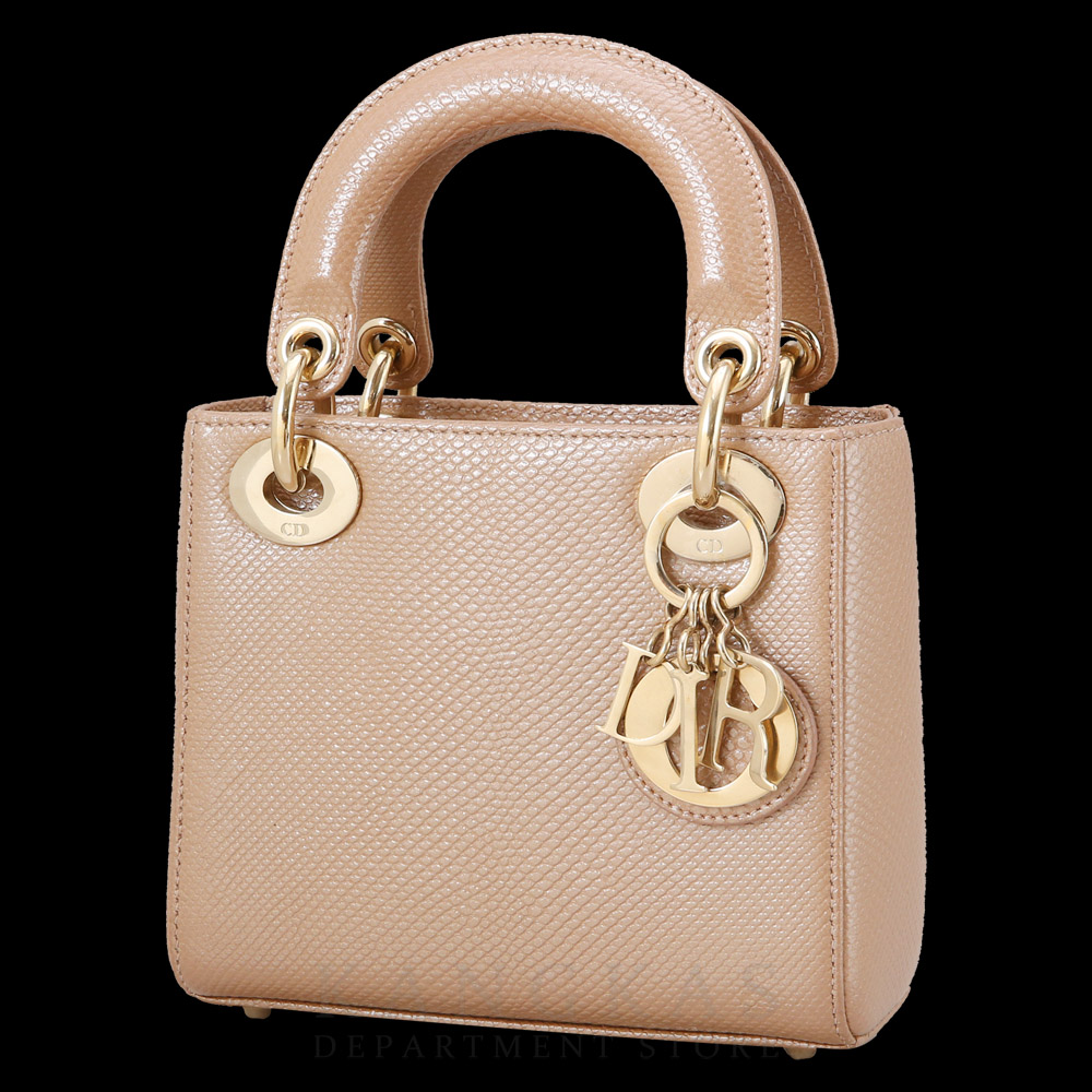 CHRISTIAN DIOR(USED)크리스찬디올 리자드 레이디디올 미니백